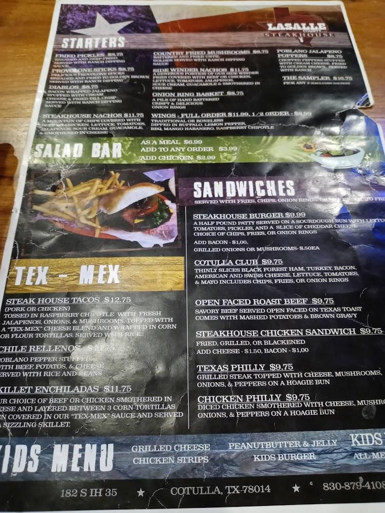 La Salle County Steakhouse Menu image 3